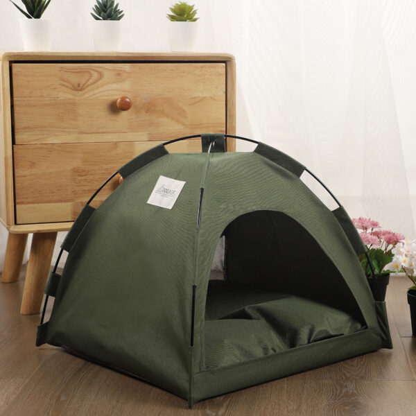 fd0c4786-a093-40fe-8bed-b97b51721912.jpg Cat Tent Cooling Mat Dog House Pet Sofa Camping Dog Bed With Cushion For Dog Kennel Indoor Cat Nest Cat Bed Pets Products