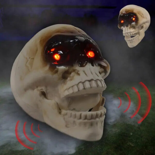 0b8d1997-b122-4834-be9f-961069064f25.jpg Animated Floating Skeleton Decorations Realistic Halloween Skull Heads Halloween Decorations Scary Sound Spooky Decoration