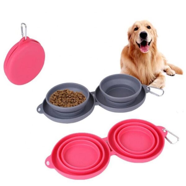 100c9db0-e842-4faf-8fc5-9fc96f56fae3.jpg Rubber Foldable Double Bowl Pet Feeding Bowl Pets Supplies Dog Cat Bowls