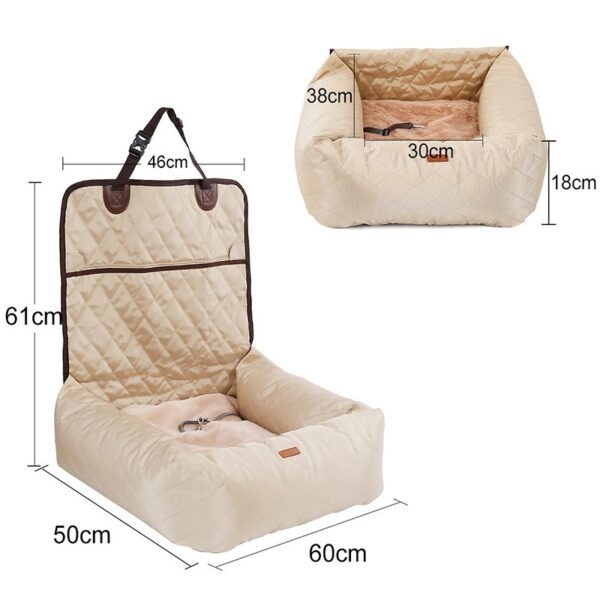 102a19a3-0e1e-4fc1-b9a0-6cf79a6d308f.jpg 2 In 1 Pet Dog Carrier Folding Car Seat Pad Thickened Multi-purpose Pet Bed Dog Car Mattress Pets Supplies
