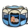 Fast folding octagonal pet fence, 600D Oxford cloth, waterproof and catching cat, dog cage, pet cage