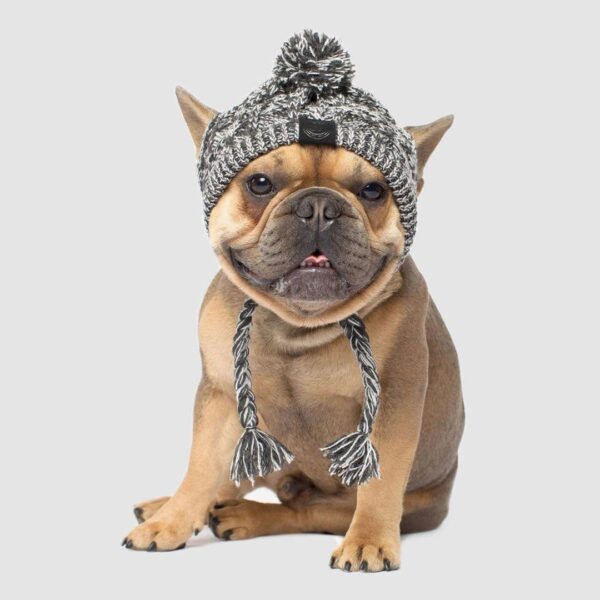 1313222302320.jpg Winter Fashion Dog Hat Windproof Fluffy Knitted Polar Pom Hat