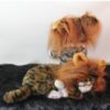 Funny Pet Hat For Small Dogs Cats Hat Emulation Lion Hair Mane Ears Head Cap Scarf Pet Halloween Festival Costume