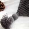 Nordic fringed knit ball blanket wool blanket office air conditioning lunch break blanket shawl blanket sofa leisure blanket blanket