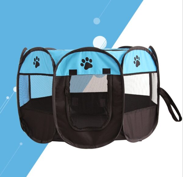 1596924114528.jpg Fast folding octagonal pet fence, 600D Oxford cloth, waterproof and catching cat, dog cage, pet cage