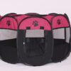 Fast folding octagonal pet fence, 600D Oxford cloth, waterproof and catching cat, dog cage, pet cage