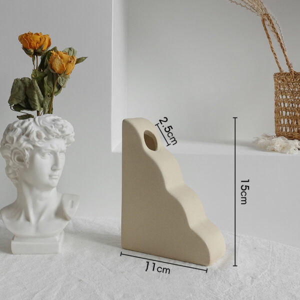 1616650438915.jpg Simplicity Ceramic Vase Dry Flower Arrangement Home Decoration Ornament Living Room Display Art Vases