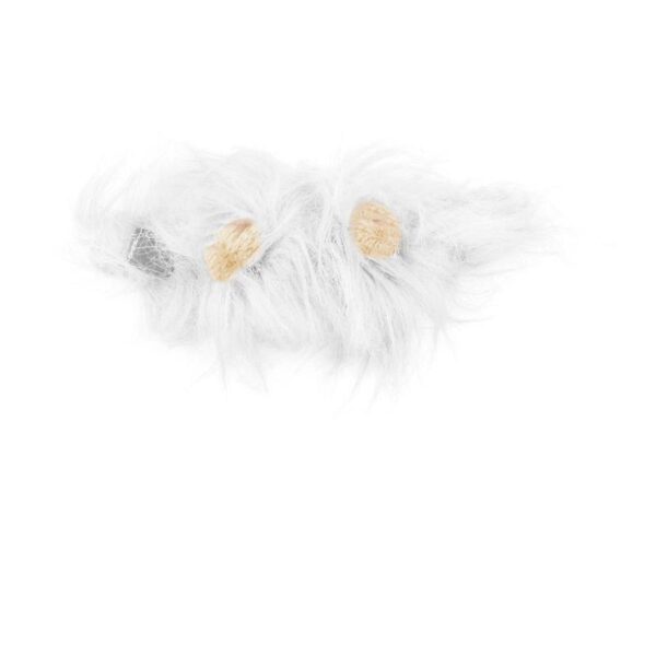 16450697895341.jpg Funny Pet Hat For Small Dogs Cats Hat Emulation Lion Hair Mane Ears Head Cap Scarf Pet Halloween Festival Costume