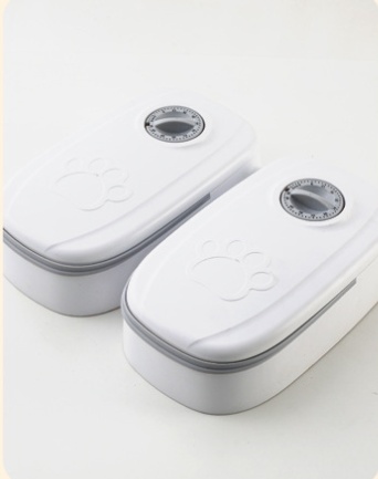 16696aea-68f2-4af6-a99c-cd83555ebdbb.jpg Automatic Pet Feeder Smart Food Dispenser For Cats Dogs Timer Stainless Steel Bowl Auto Dog Cat Pet Feeding Pets Supplies