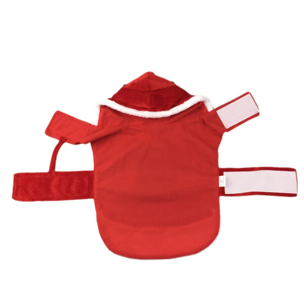 1792808750182.jpg Dog Christmas Clothes Santa Claus Riding Deer