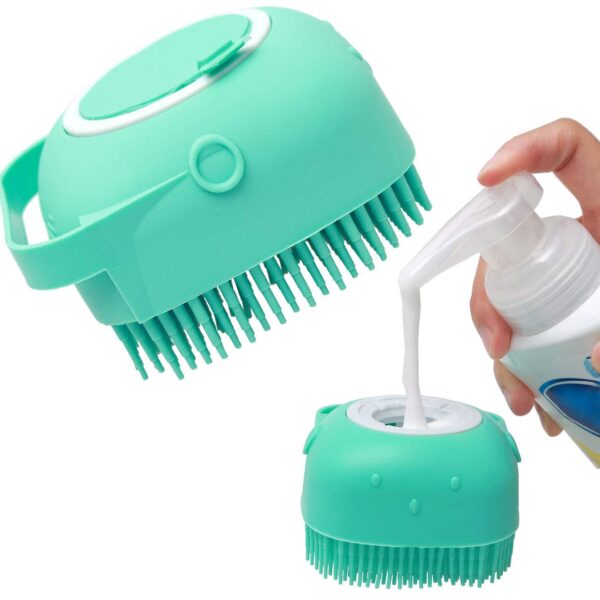 1805162207164764160.jpg Pet Dog Shampoo Massager Brush Cat Massage Comb Grooming Scrubber Shower Brush For Bathing Short Hair Soft Silicone Brushes