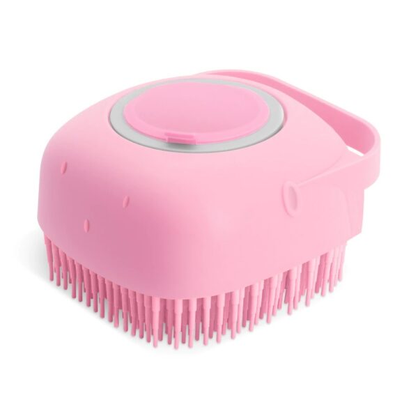 1806223738921029632.jpg Pet Dog Shampoo Massager Brush Cat Massage Comb Grooming Scrubber Shower Brush For Bathing Short Hair Soft Silicone Brushes