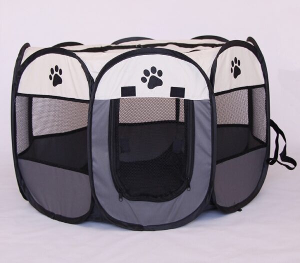 1958425484000.jpg Fast folding octagonal pet fence, 600D Oxford cloth, waterproof and catching cat, dog cage, pet cage