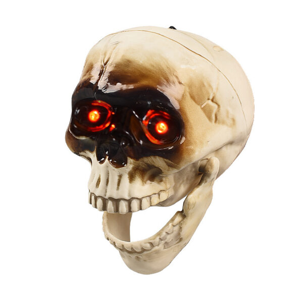 1c8e3f6b-f5e1-421a-a025-36cd33810b8b.jpg Animated Floating Skeleton Decorations Realistic Halloween Skull Heads Halloween Decorations Scary Sound Spooky Decoration