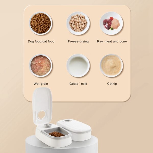 2515f5ff-98c5-4808-a375-3f1b3f586cd0.jpg Automatic Pet Feeder Smart Food Dispenser For Cats Dogs Timer Stainless Steel Bowl Auto Dog Cat Pet Feeding Pets Supplies
