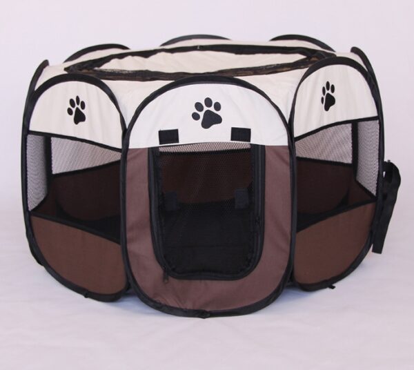 272920800180.jpg Fast folding octagonal pet fence, 600D Oxford cloth, waterproof and catching cat, dog cage, pet cage