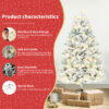 Christmas Tree PVC Artificial Snow Christmas Tree Mall Window Decoration Tree Cedar Christmas Tree Christmas Decoration Supplies