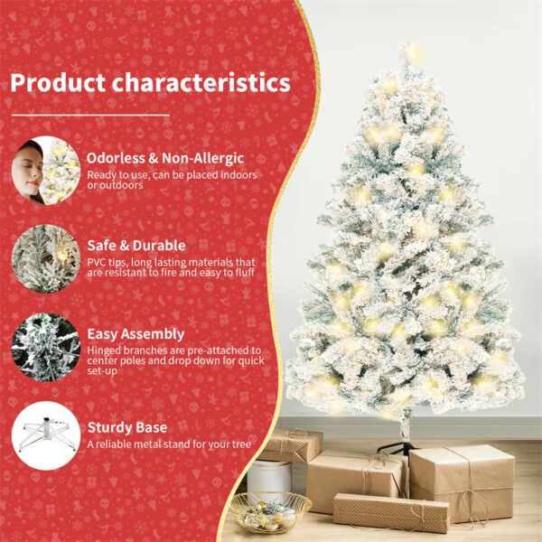 2bc2e85e-0a9b-4b77-9d4d-ff1618fe5348.jpg Christmas Tree PVC Artificial Snow Christmas Tree Mall Window Decoration Tree Cedar Christmas Tree Christmas Decoration Supplies