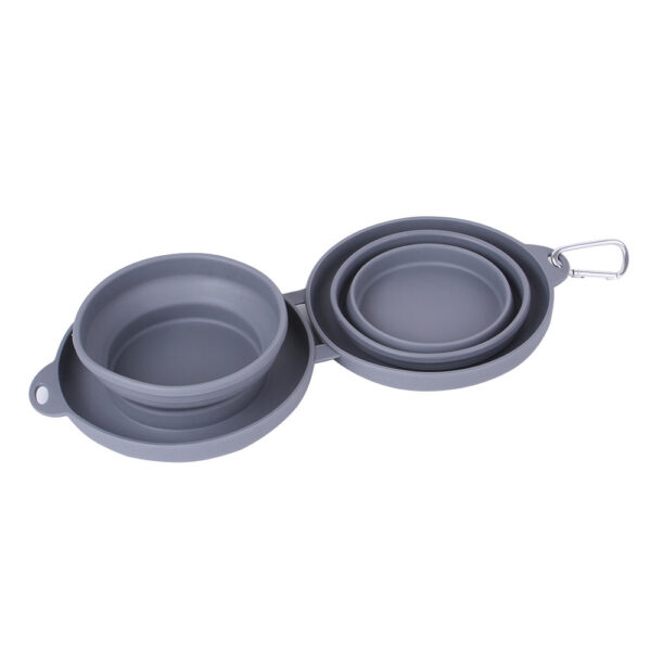 2d315123-158d-41c0-ad13-9ee94d8966fa.jpg Rubber Foldable Double Bowl Pet Feeding Bowl Pets Supplies Dog Cat Bowls