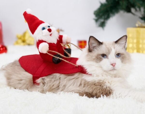 2fdd1700-f29e-4460-96ed-fd99f535fb14.jpg Dog Christmas Clothes Santa Claus Riding Deer