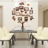 Photo frame tree 3d wall sticker