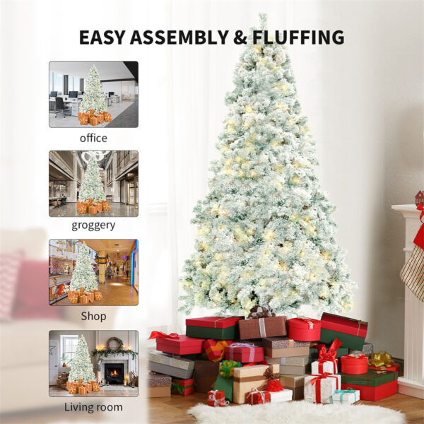 3ae8a3cb-8105-4e37-9292-ffea3fec39af.jpg Christmas Tree PVC Artificial Snow Christmas Tree Mall Window Decoration Tree Cedar Christmas Tree Christmas Decoration Supplies