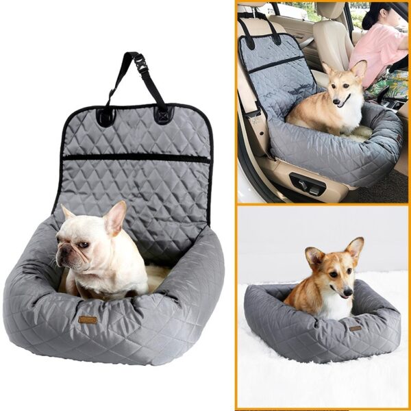8492c51e-1f92-4793-9253-05342edca6a5.jpg 2 In 1 Pet Dog Carrier Folding Car Seat Pad Thickened Multi-purpose Pet Bed Dog Car Mattress Pets Supplies