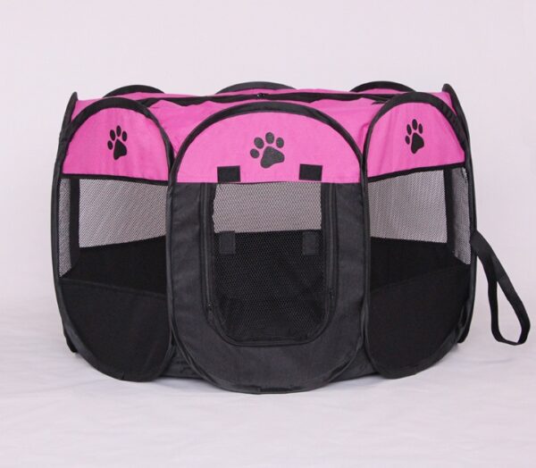 85343248476.jpg Fast folding octagonal pet fence, 600D Oxford cloth, waterproof and catching cat, dog cage, pet cage