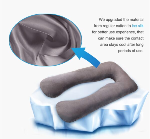 9009bb22-5130-4a7d-b81e-26e9e084b7a7.jpg Summer Sleeping Support Pillow For Pregnant Women U Shape Maternity Pillows Pregnancy Ice Silk