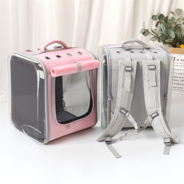 9e701a0d-db54-40f8-a318-5640233110e5.jpg Pet Cat Carrier Backpack Breathable Cat Travel Outdoor Shoulder Bag For Small Dogs Cats Portable Packaging Carrying Pet Supplies