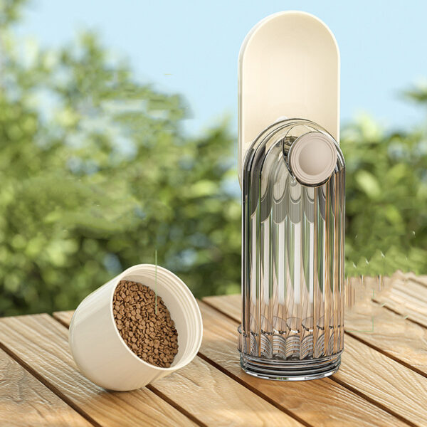 a5f5b60d-ba91-4e64-b222-221c5b8aff0d.jpg 2 In 1 Pet Water Cup Segment Design Green Dog Walking Portable Drinking Cup Dog Feeding Supplies Pet Supplies Dog Walking Water Feeder Pets Products