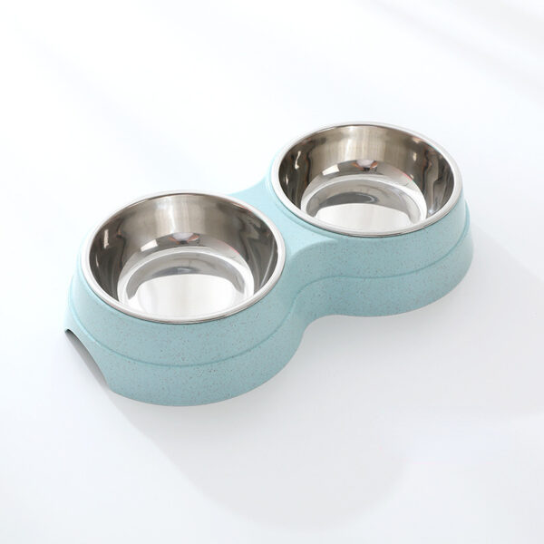 ae4c08a6-eff9-4303-8aad-2213d3e13b28.jpg Double Pet Bowls Dog Food Water Feeder Stainless Steel Pet Drinking Dish Feeder Cat Puppy Feeding Supplies Small Dog Accessories