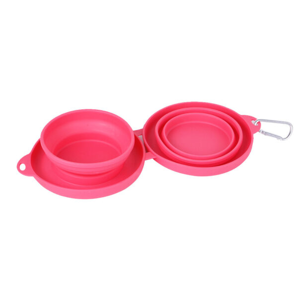 c2d729c9-1748-4042-8710-419d924531af.jpg Rubber Foldable Double Bowl Pet Feeding Bowl Pets Supplies Dog Cat Bowls