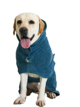 cf714a6e-3df2-4cc6-9d90-26f106aa8193.jpg Absorbent Pet Bathrobe With Waist-wrapped Microfiber