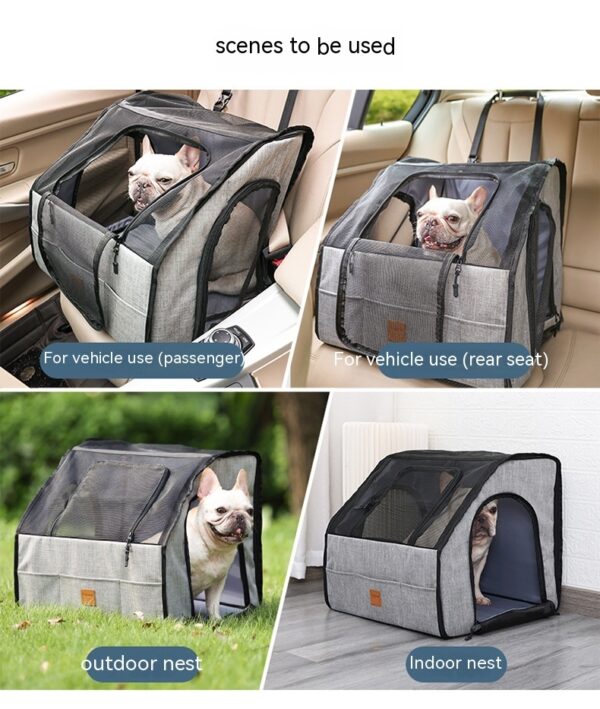 de420e21-ac68-4497-a52e-040c50ec752b_trans.jpeg Pet Car Supplies Dog Dog Cage Nest Go Out Portable