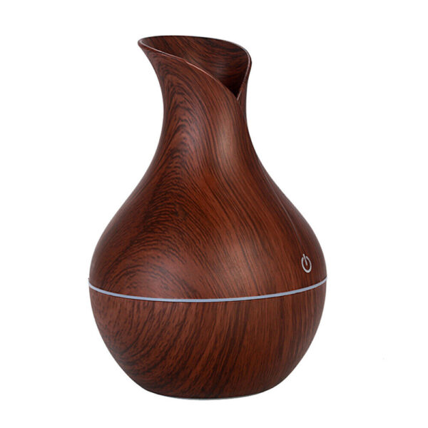 defa5b3c-b1b7-4c98-9251-173f42fbe3e3.jpg LED Ultrasonic Aroma Humidifier Essential Oil Diffuser Aromatherapy Air Purifier Home Small Incense Burner Holder Candle Yoga Fragrance Indoor Vase Shaped Aroma Burner Smoke Fountain Living Room Decor