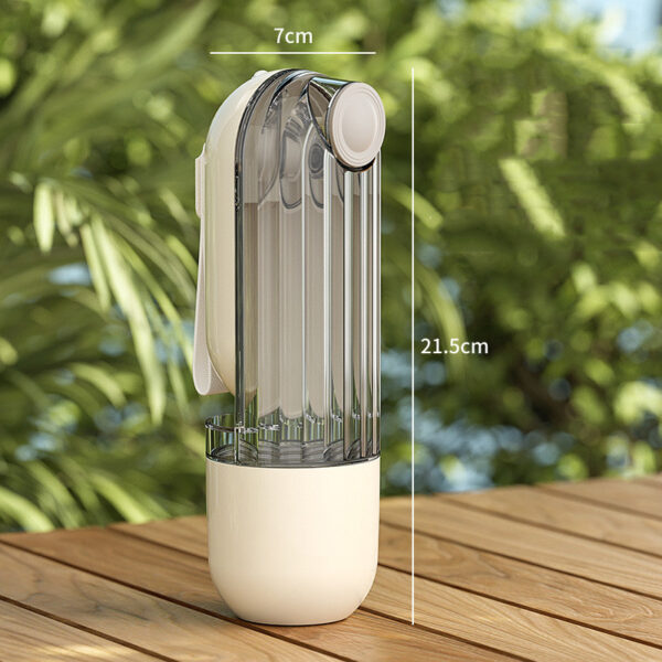 eb0e1cc2-0e99-41df-888d-136b749b7933.jpg 2 In 1 Pet Water Cup Segment Design Green Dog Walking Portable Drinking Cup Dog Feeding Supplies Pet Supplies Dog Walking Water Feeder Pets Products