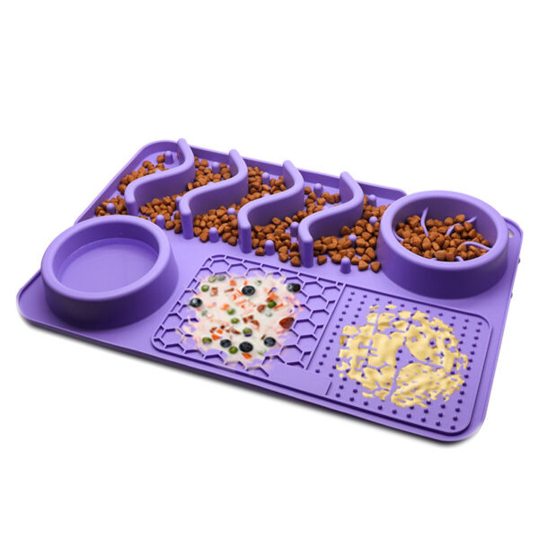 ed87124b-76b9-4fb5-a930-16faab9fab13.jpg Dog Silicone Licking Pad Pet Licking Mat Silicone Smelling Mat Multifunctional Food Bowl Pets Supplies