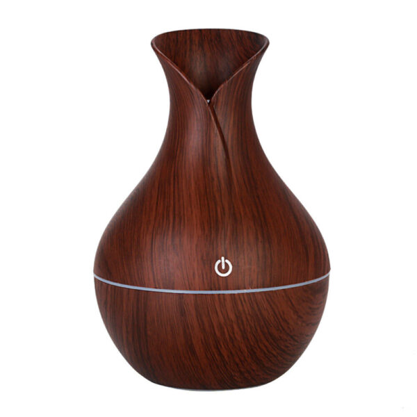 f362fc2c-5182-4b00-b01b-27e37b6f709a.jpg LED Ultrasonic Aroma Humidifier Essential Oil Diffuser Aromatherapy Air Purifier Home Small Incense Burner Holder Candle Yoga Fragrance Indoor Vase Shaped Aroma Burner Smoke Fountain Living Room Decor